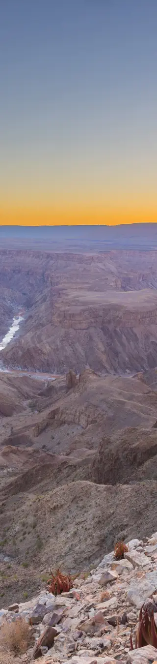 Die Gelegenheit für eine Wanderung im Fish River Canyon nutzen